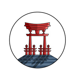 japanese temple icon
