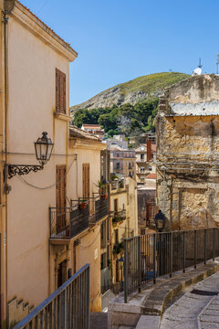 The ancient town of Salemi on the island of Sicily