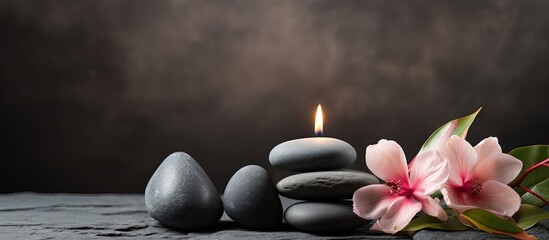 Valentine s Day relaxation with spa massage and zen decor