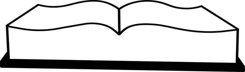 vector illustration of a book on a transparent background