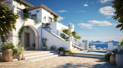 mediteranian house concept classic style