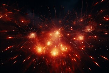 Fototapeta na wymiar fireworks, Generative AI