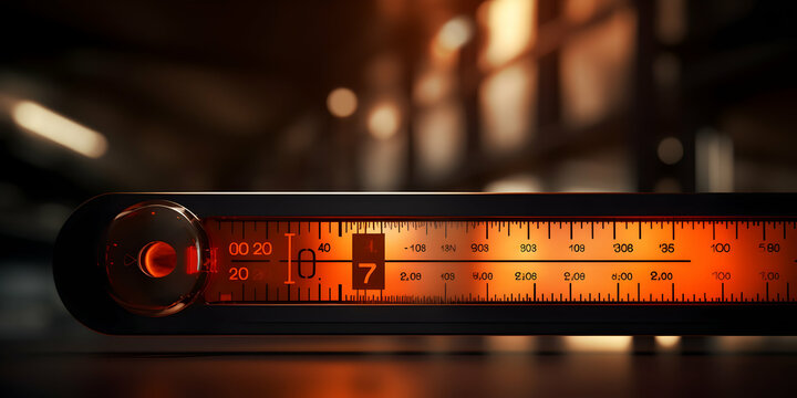 Close Up Of A Measuring Instrument