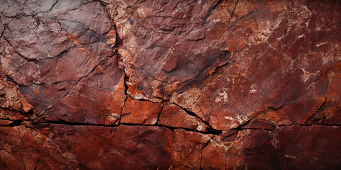 Red Rock and Brown Rough Stone Texture Background Rock Surface with Cracks Background.