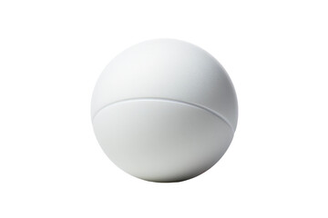 Isolated lacrosse ball on a transparent background, Generative Ai