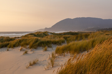 Nehalem Oregon Sun Setting