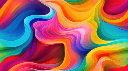 Fototapeta premium multicolored painting, rainbow splash, A vibrant eruption of colorful color, Generative ai