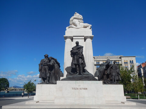 Building landmarks in Budapest, Hungary