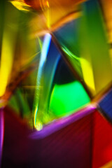 abstract colorful background crystal glass