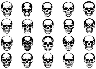 skull vector pack