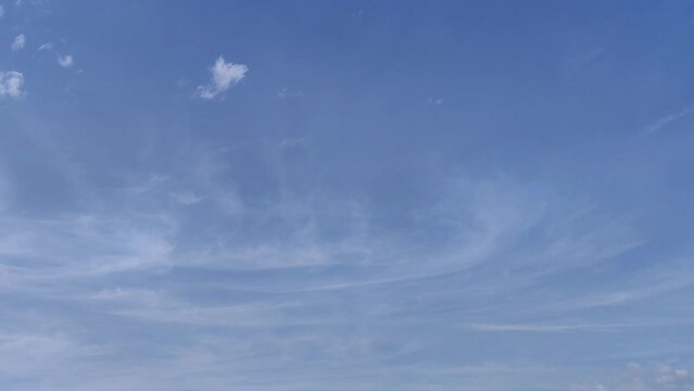 Very strange clouds that look like sea waves moving across the sky