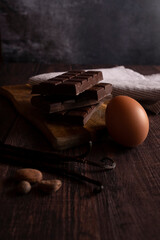 Oeuf, chocolat, vanille : ingrédients pour un marbré 