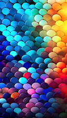Vibrant mobile wallpaper with a cool splash pattern and gradient transitions, AI Generated