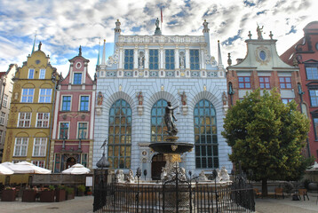 The Artus Court, formerly also Junkerhof   in the centre of Gdańsk, Poland at Długi Targ 