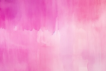 Abstract pink magenta watercolor painted paper texture background banner | Generative AI - obrazy, fototapety, plakaty
