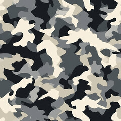Seamless modern diorite camo glam pattern, minimalist, sRGB, 8k, 2d flat vector tile design AI Generated