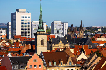 the historic german city of erfurt
