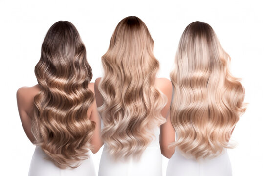 beautiful wave hair with balayage and airtouch