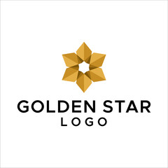 Elegant Octagonal luxury golden flower tile pattern mandala logo design © Tiyok