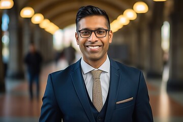 Corporate Portrait with Professional Attire, business attire headshot, formal office clothing, corporate dress code, professional - obrazy, fototapety, plakaty