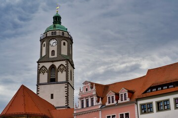 Fototapeta na wymiar church tower in Meissen
