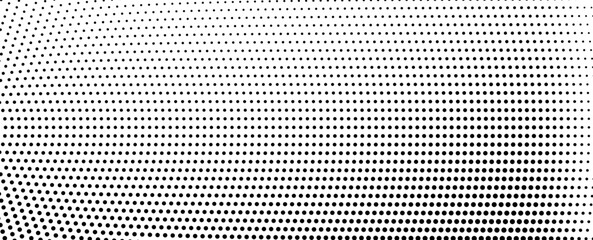Futuristic twisted grunge pattern, dot, circles. Vector modern optical pop art texture for posters