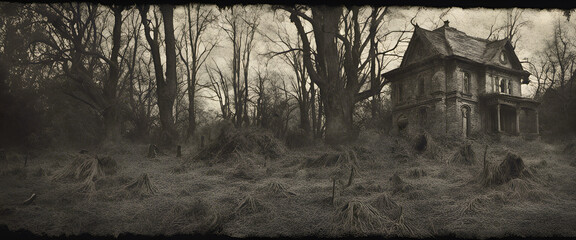 halloween dense spooky forest