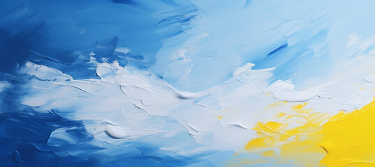 Brush creative painting pattern oil design illustration watercolor art textured blue background drawing abstract