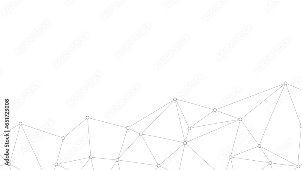 Poster Abstract technology background. Plexus mesh backdrop. Vector