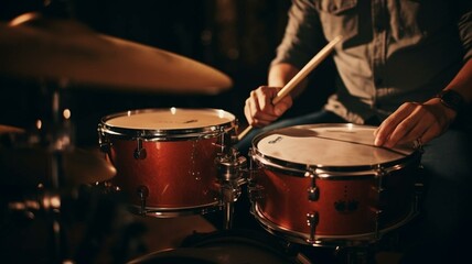drummer playing the drums