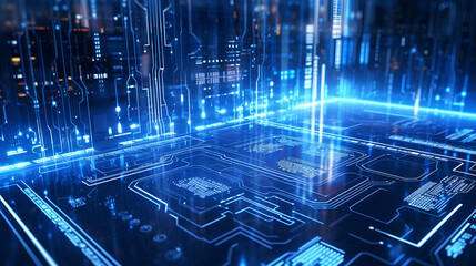 The Ultimate Cybersecurity Experience. A Secure Connection, Motherboard Closeup, Safety Lock, and Verified Credentials.