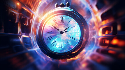 A vintage clock, where an antique timepiece that tells stories of the past.