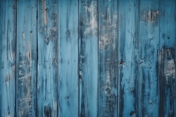 Blue wood plank texture background. Vintage blue wooden board wall have cracking hardwoods