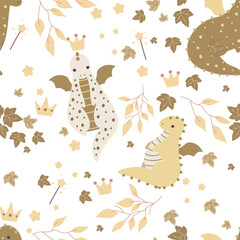 dragon seamless pattern