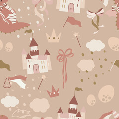 dragon seamless pattern