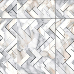 Marble texture pale and white tiles, AI Generated