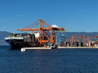 container cargo freight ship