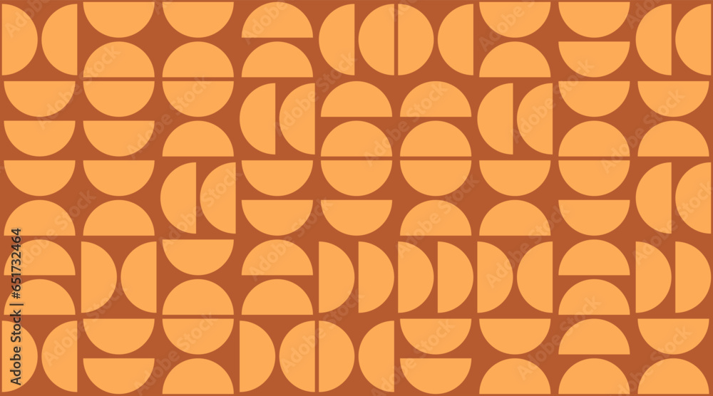Poster geometry minimalistic bauhaus pattern. vector abstract contemporary multicolored trendy texture