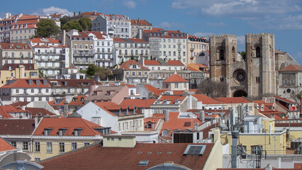 Fototapeta premium panorama view of Lisbon, Portugal