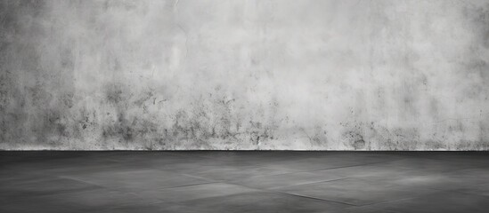 Vintage abstract texture background with concrete floor in black and white