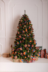 christmas tree with presents