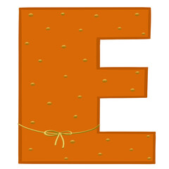 Colorful alphabet font