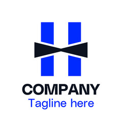 h letter logodesign for company