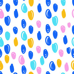 abstract spots seamless pattern