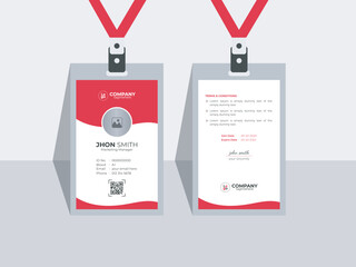 Creative and modern ID card template	