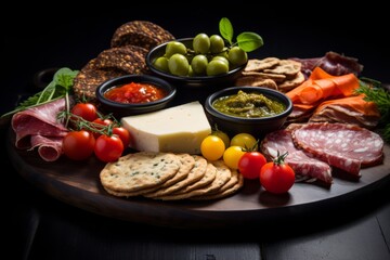 Capturing the Savory Delights: A Close-Up of the Traditional Norwegian Spekemat Platter