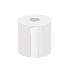 トイレットペーパー_ベクターイラスト