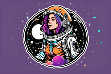 space lady "Generative AI"