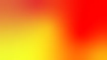 Deurstickers yellow red color gradient background  © Pankaj