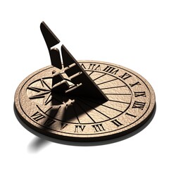 日本円マークの日時計